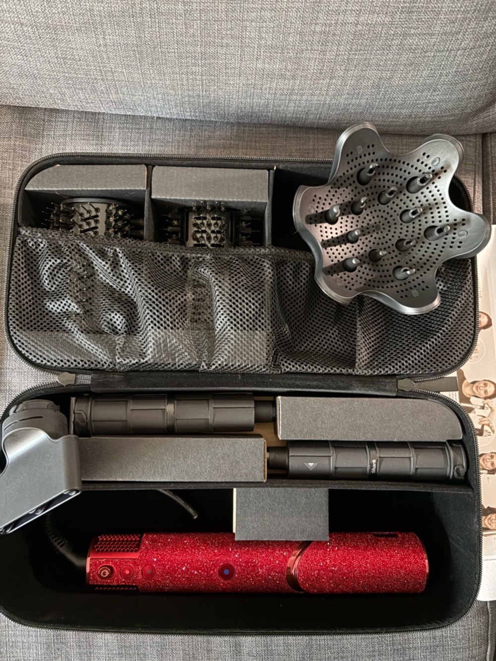 Shark Flexstyle extra styling attachments and case UNUSED
